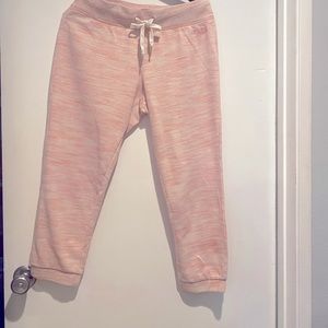 Guess Soft Pink Crop Sweatpants
